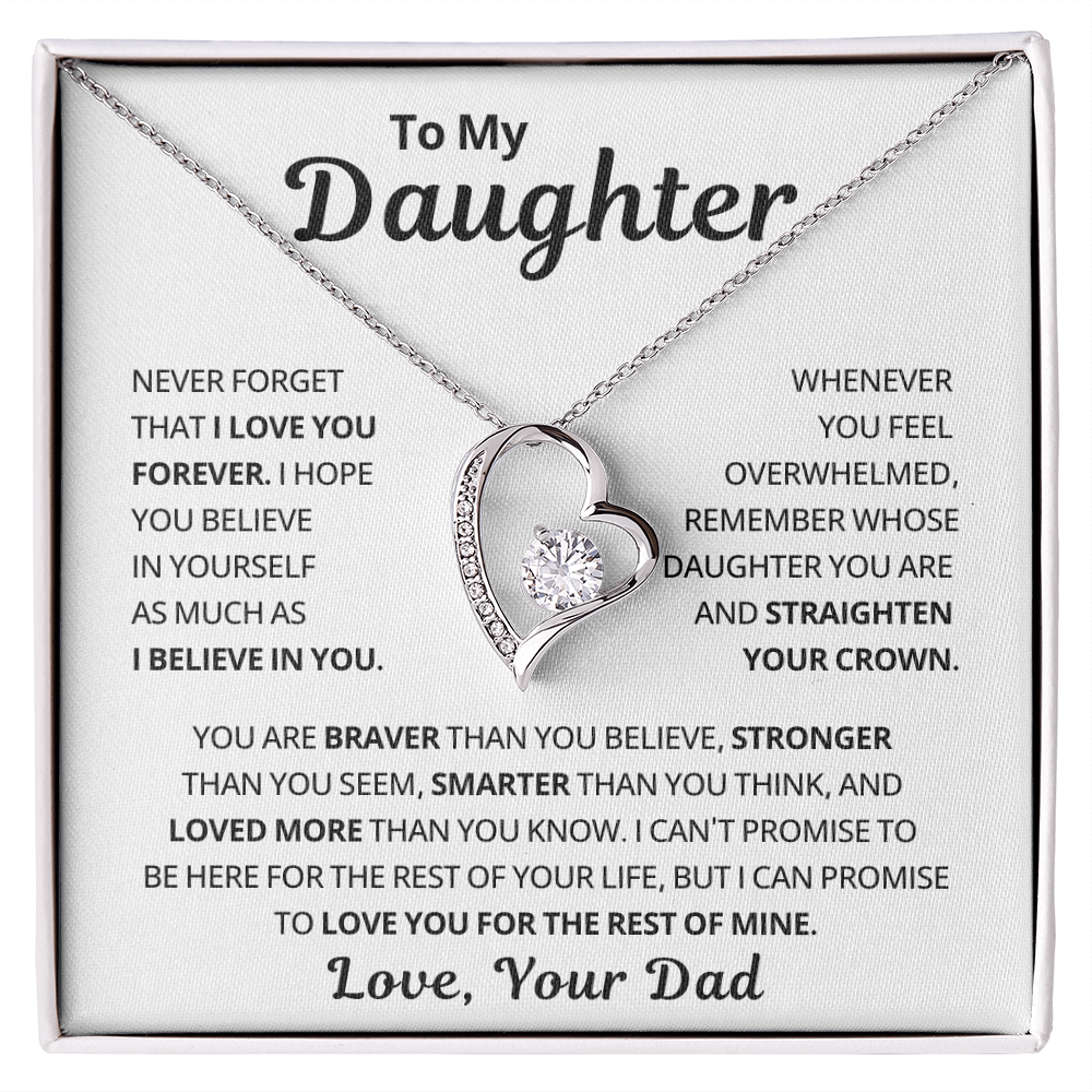 Birthday Gifts for Daughter, When she puts on this necklace, her beauty glow