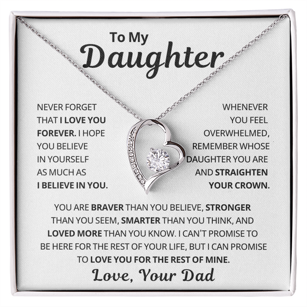 Birthday Gifts for Daughter, When she puts on this necklace, her beauty glow