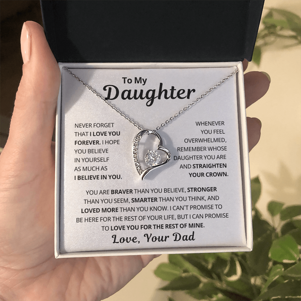 Birthday Gifts for Daughter, When she puts on this necklace, her beauty glow